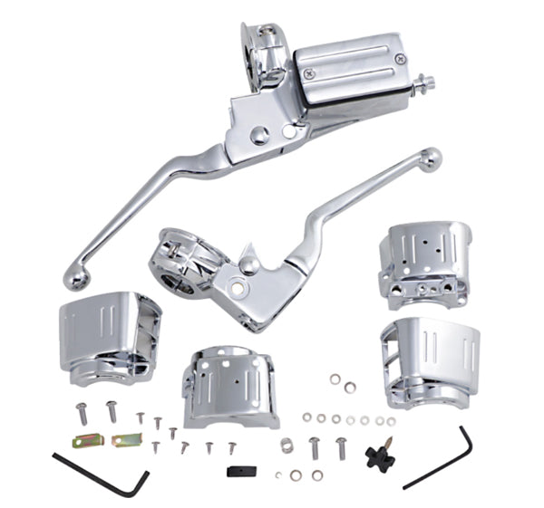 DRAG SPECIALTIES Replacement Handlebar Controls Assembly - Chrome - 11/16"