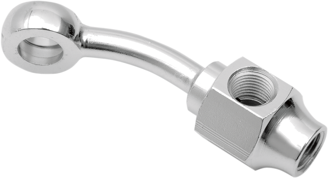 DRAG SPECIALTIES Banjo Fitting - 3/8" x 1/8" NPT - Chrome - 35 Degree