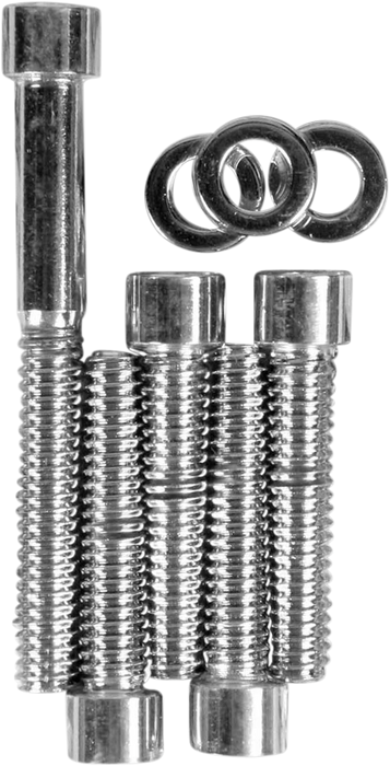 DRAG SPECIALTIES Replacement Smooth Socket-Head Transmission Top Cover Bolt Kit - Chrome