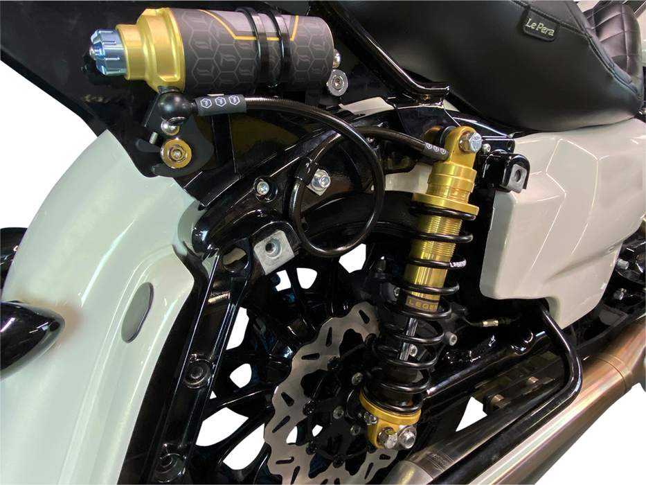 LEGEND SUSPENSION REVO ARC Remote Reservoir Shocks for 2009-2013 Touring Motorcycles