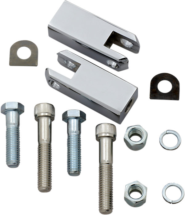 DRAG SPECIALTIES Passenger Footpeg Mount Kit - Chrome - XL '83-'03