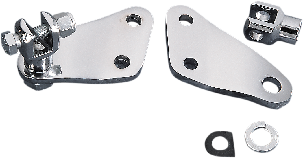 DRAG SPECIALTIES Passenger Footpeg Mount With Clevis - Chrome - FL/FX