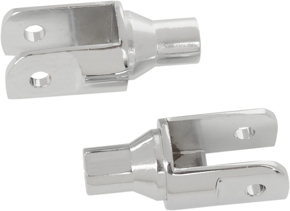 DRAG SPECIALTIES Soft-Ride Female Mount Footpeg Brackets - Chrome