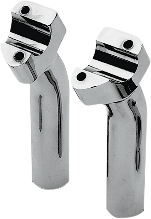DRAG SPECIALTIES Buffalo Style Pullback Handlebar Risers - Chrome - 5-1/2"