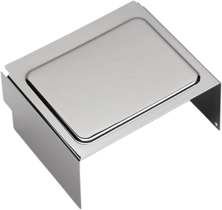 DRAG SPECIALTIES Replacement Battery Side Cover - Chrome - Raised