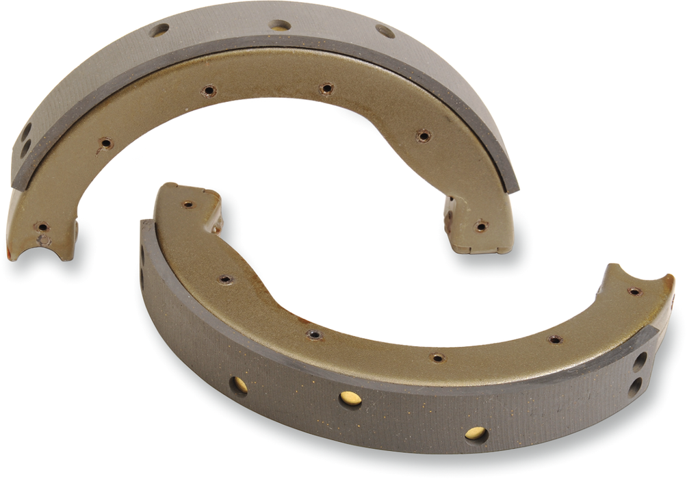 DRAG SPECIALTIES Replacement Organic Base Rear Brake Shoe Set - '36-'57 Big Twin