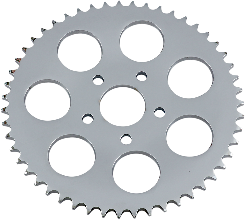 DRAG SPECIALTIES Replacement Carbon Steel 0.23" Offset Rear Sprocket - Chrome - 51 Tooth