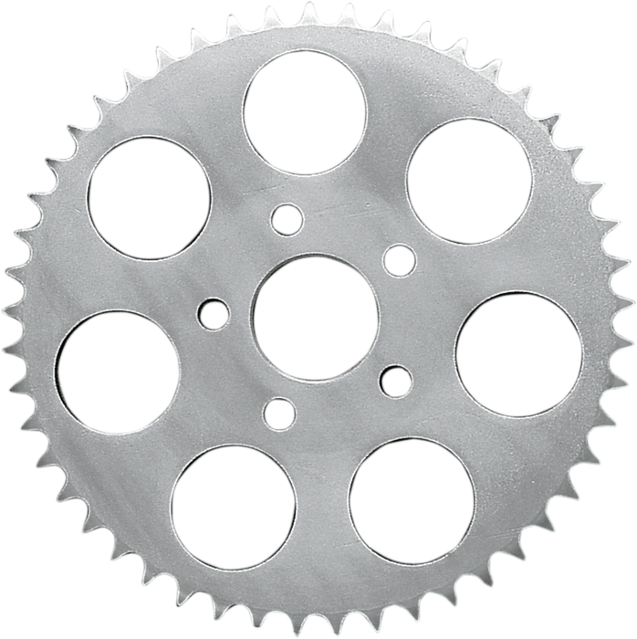 DRAG SPECIALTIES Replacement Carbon Steel Centered Rear Sprocket - Chrome - 48 Tooth