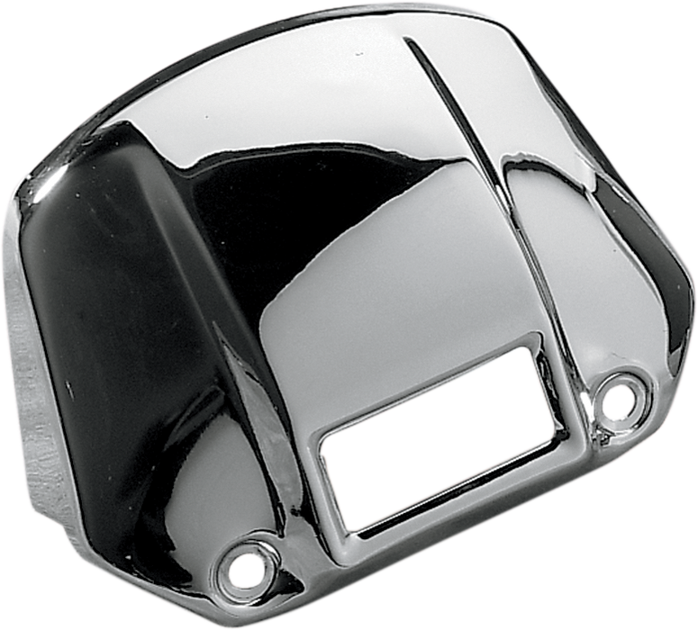 DRAG SPECIALTIES Replacement Headlight Visor with Cut-Away - Chrome - '75-'91 XL FX
