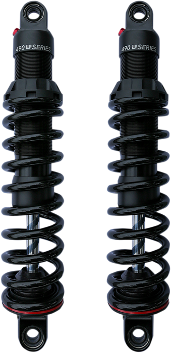 PROGRESSIVE SUSPENSION 490 Series Shock - Black - Standard - 12.50" 490 - 06-'17 DYNA