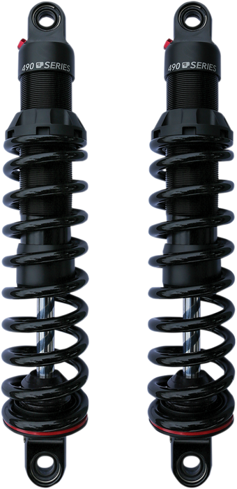 PROGRESSIVE SUSPENSION 490 Series Shock - Black - Standard - 12.50" 490 - '91-'05 DYNA