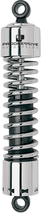 PROGRESSIVE SUSPENSION 412 Series Shock - 12.5" - Standard - Chrome - H-D 412 - '77-'03 SPORTSTER & DYNA