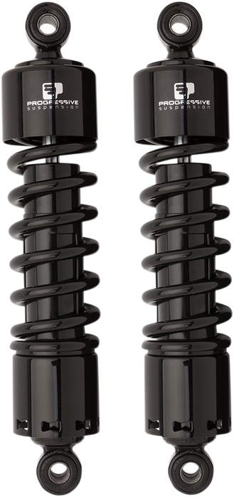 PROGRESSIVE SUSPENSION 412 Series Shock - 11" - Standard - Black - 412 - '91-'17 DYNA