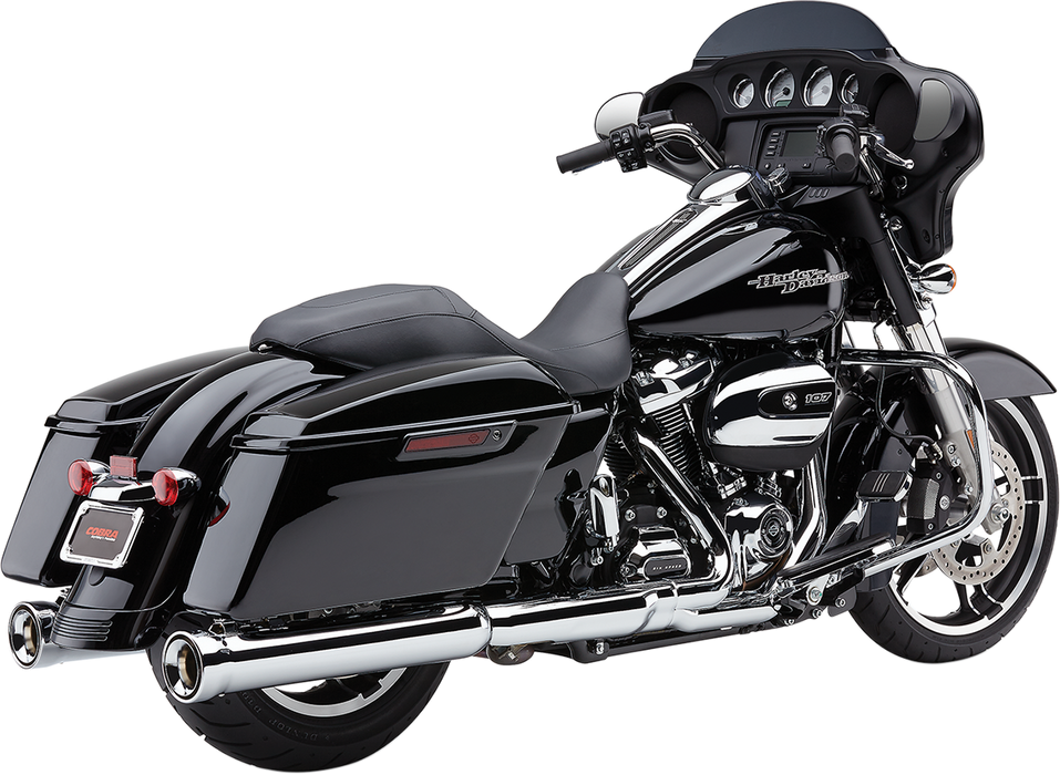 COBRA Neighbor Hater Mufflers - Chrome - '17-'22 Touring