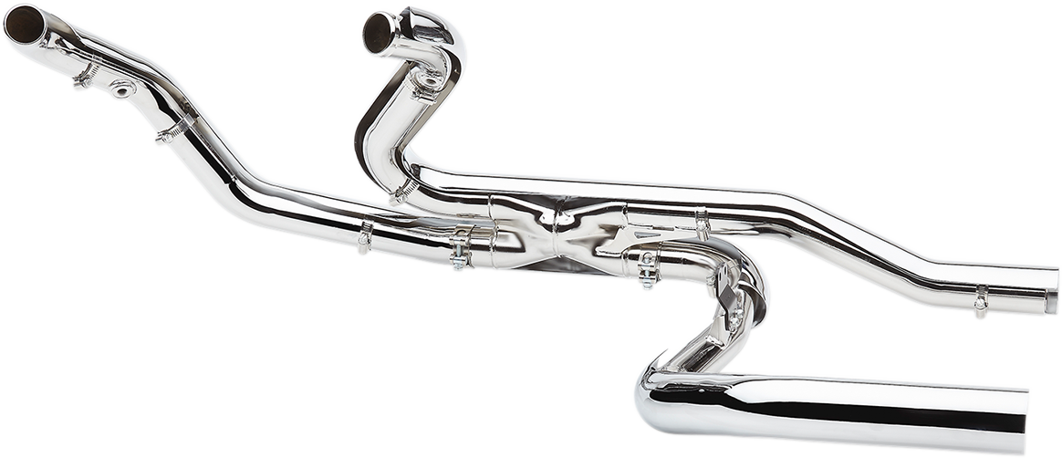 COBRA Pro Chamber Headpipes for Trike - Chrome