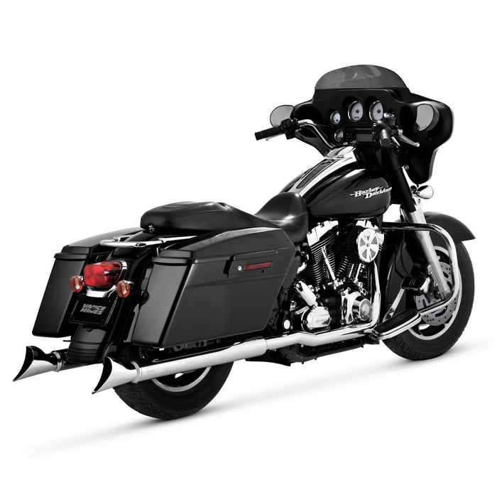 VANCE & HINES Dual Headpipes - Chrome - '95-'08 TOURING MODELS