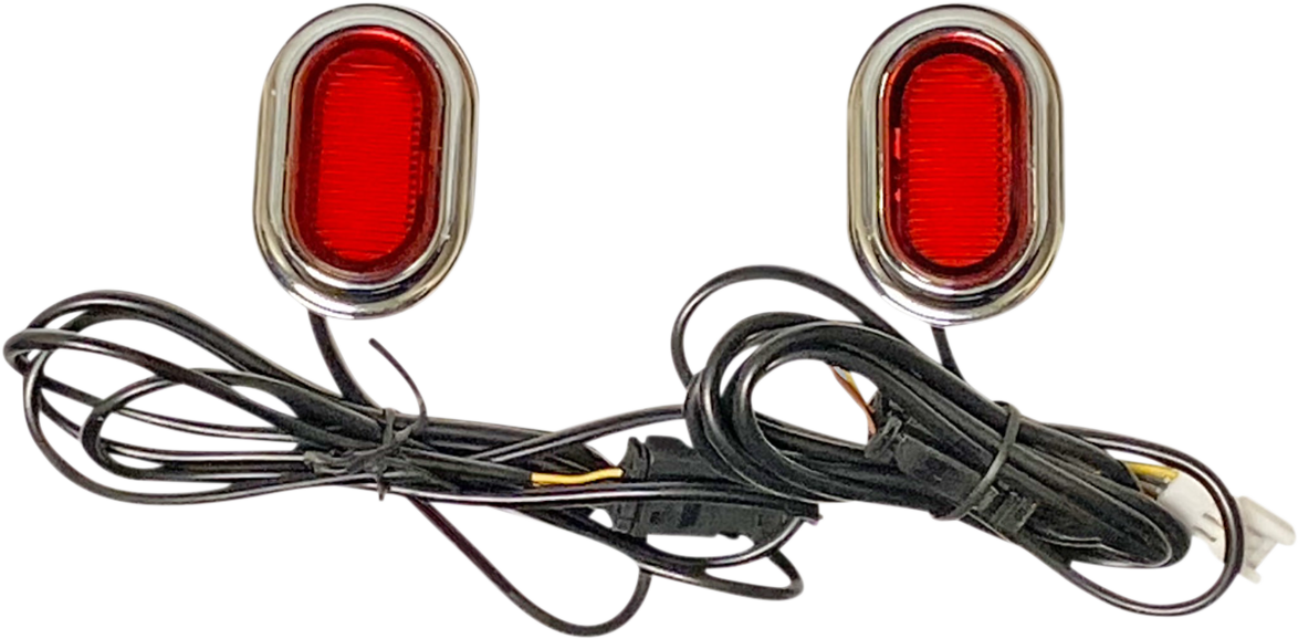 CUSTOM DYNAMICS PLUGZ™ Antenna Grommet Lights - Smoke Lens - Chrome