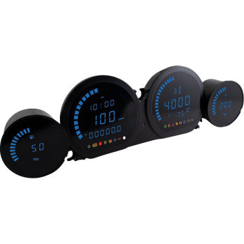 KOSO HD-03L - Four-Piece LED Gauge Kit - HARLEY TOURING 2014-2023