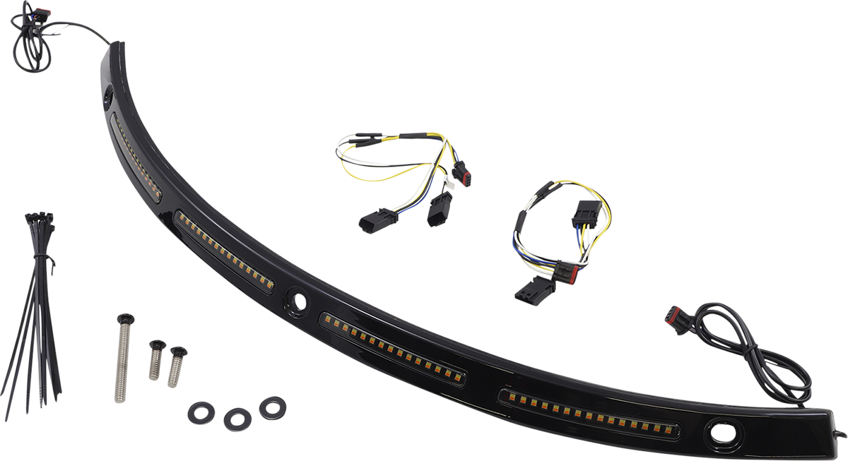CUSTOM DYNAMICS Windshield Trim W/ Sequential Led Turn Signals (Copy)