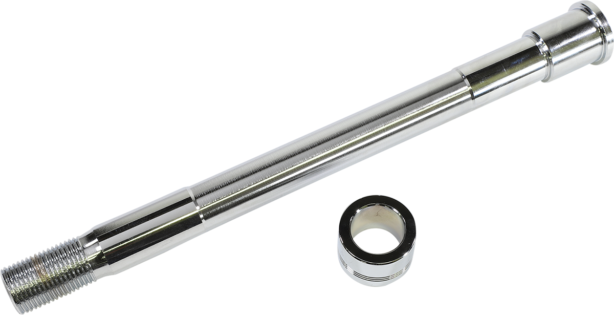 DRAG SPECIALTIES Replacement Front Axle Kit - Chrome