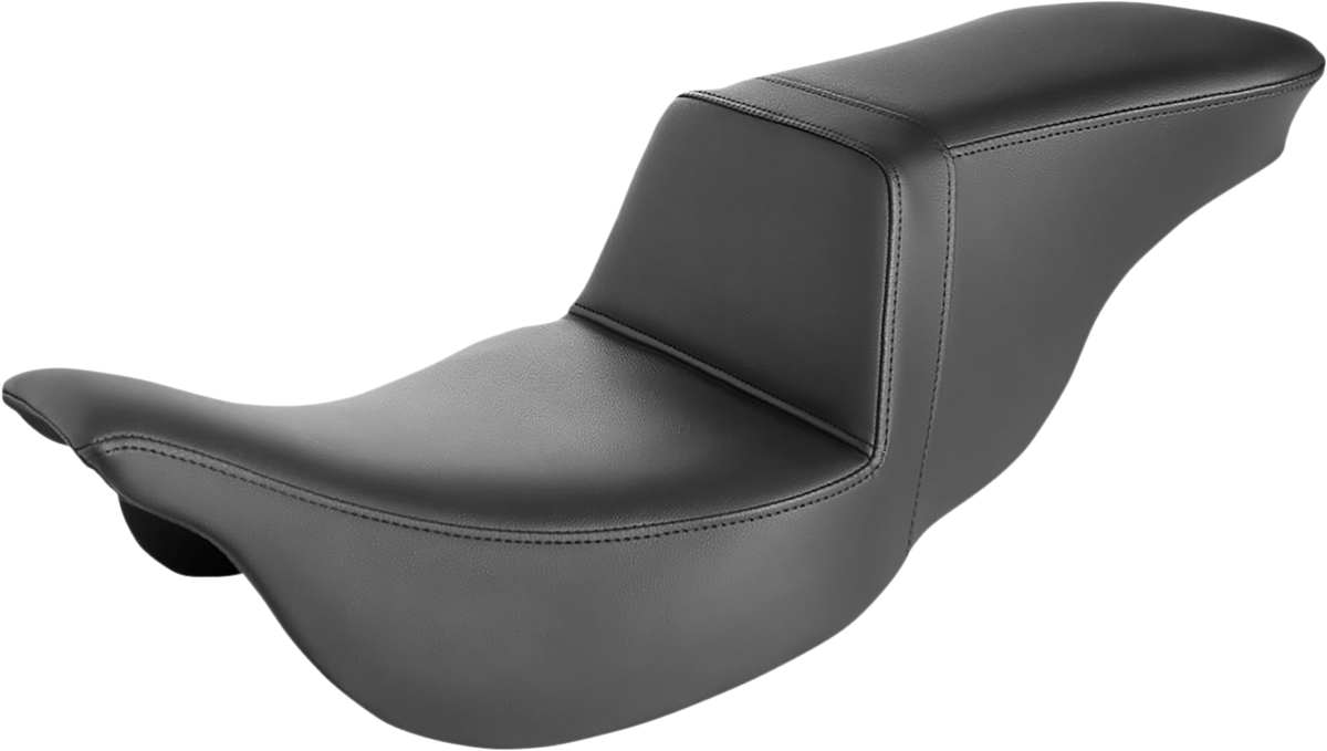 SADDLEMEN Tour Step-Up Seat - Smooth - Black - '08-'22 TOURING