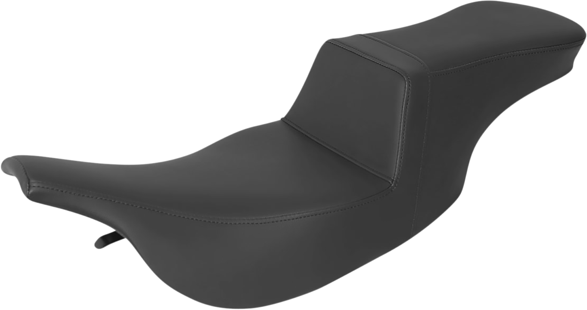 SADDLEMEN Tour Step-Up Seat - Smooth - Black - '97-'07 TOURING