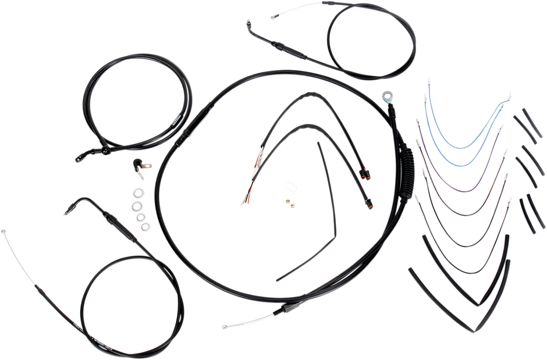 BURLY BRAND Control Kit - 14" Ape Hanger Handlebars