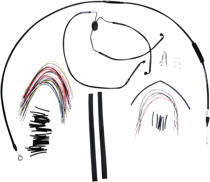 BURLY BRAND Control Kit - 15" Ape Hanger Handlebars