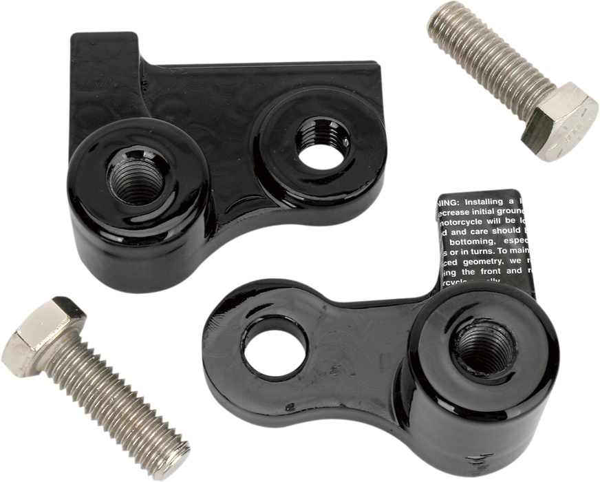 BURLY BRAND Rear Lowering Kit - Black - Lowers 1" - '06-'17 FXD