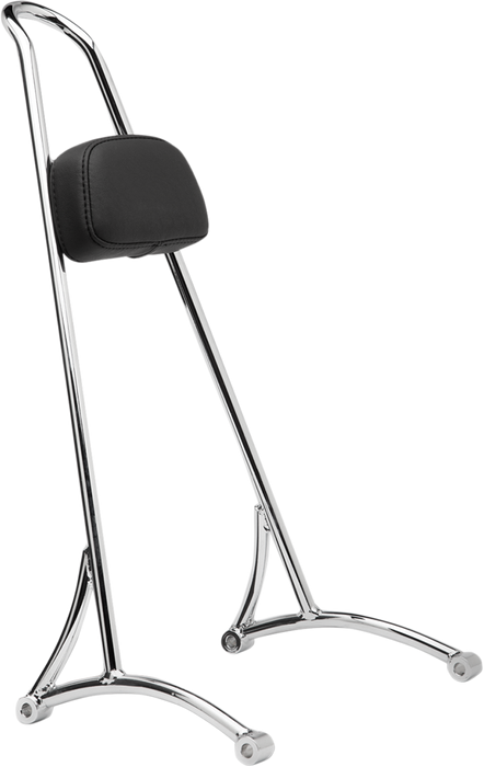 BURLY BRAND Tall Sissy Bar - Chrome