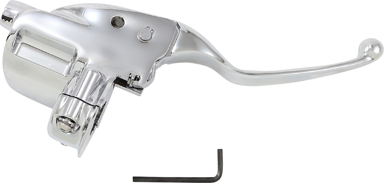 DRAG SPECIALTIES Replacement Clutch Master Cylinder Assembly - 19/32" - Chrome