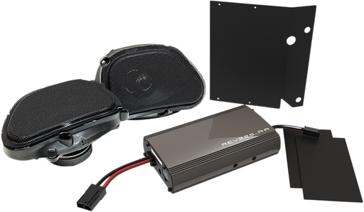 HOGTUNES Front Speaker Kit - 225 W Amp 225 RG KIT-AA