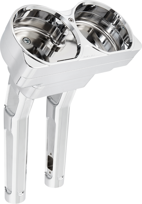 ARLEN NESS Method Kickback Handlebar Riser - 10" - Chrome