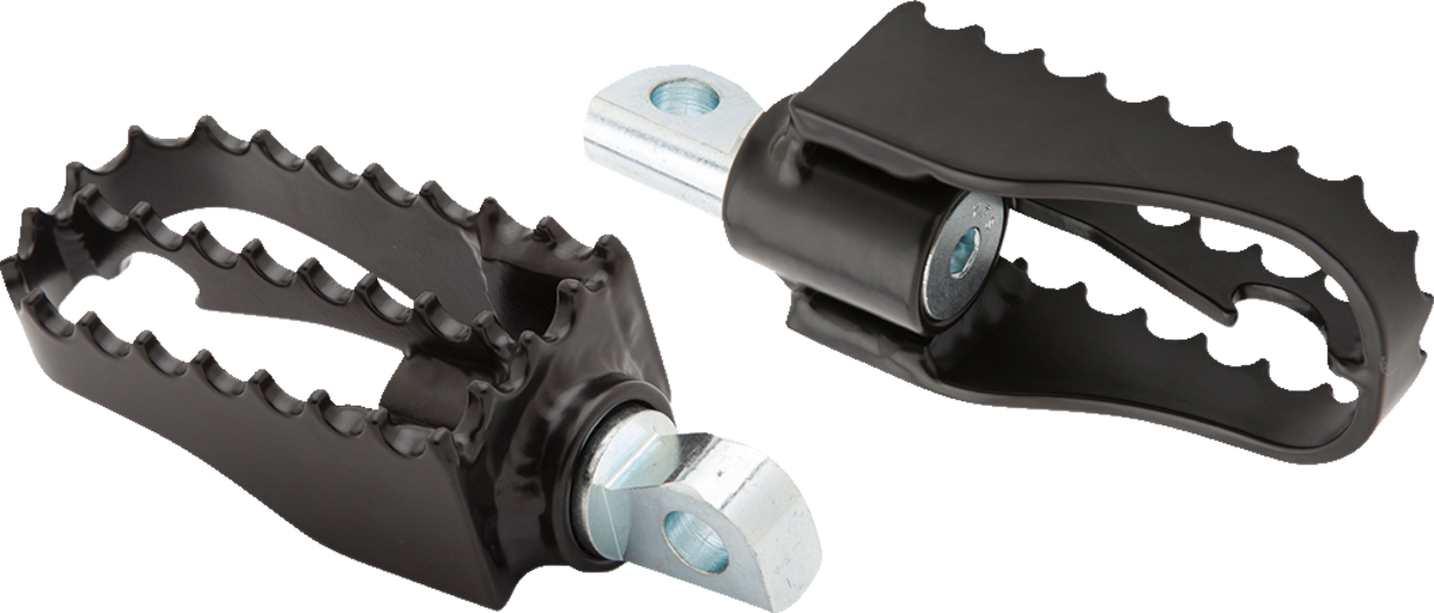 BURLY BRAND MX Mini Footpegs - Driver/Passenger - Black B13-1010B