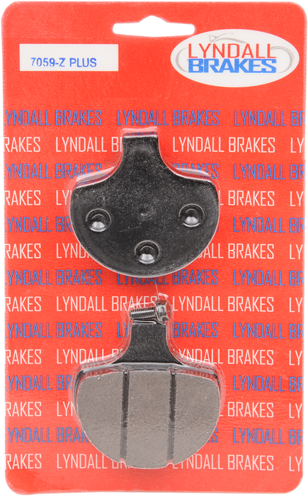 LYNDALL RACING BRAKES LLC Z-Plus Brake Pads - 1986-2007 Harley-Davidson TOURING, SOFTAIL, SPORTSTER, DYNA MODELS