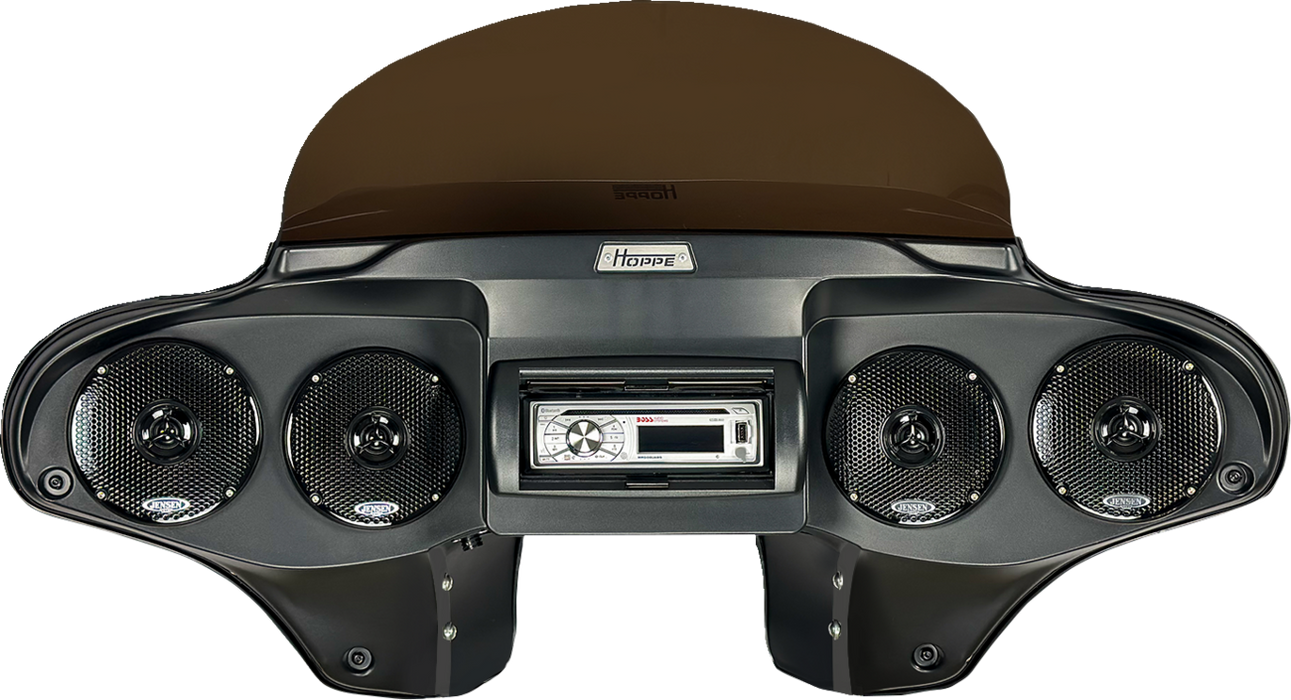 HOPPE INDUSTRIES Single Din CD Player Fairings ( Quadzilla, Four 5" Speakers)