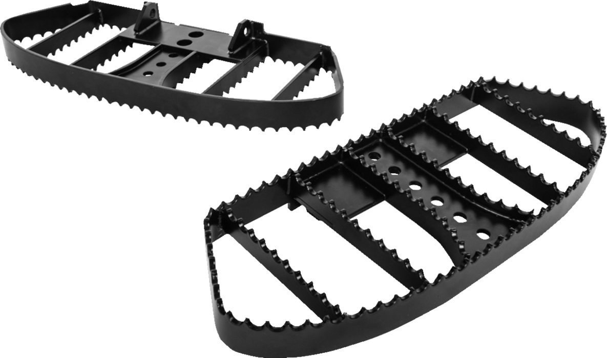 BURLY BRAND MX Floorboards - Black - FL