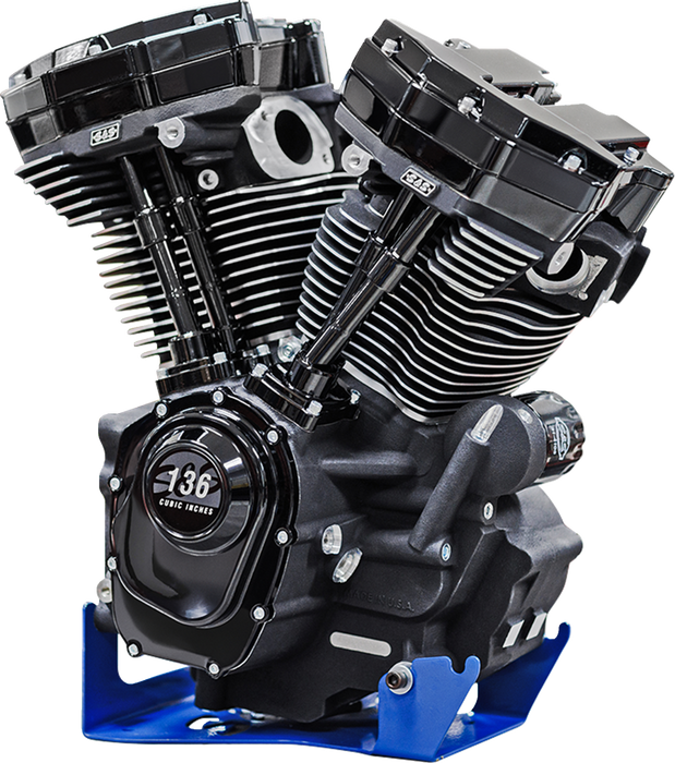 S&S CYCLE MK136 Black Edition Engine - Oil Cooled - 49 State - M8 Touring
