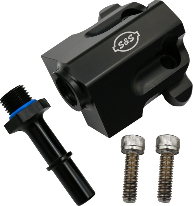 S&S CYCLE Replacement Fuel Rail Kit - Black - M8 Touring