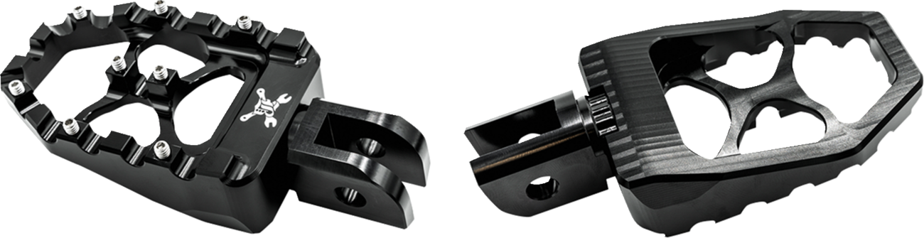 BURLY BRAND MX Evolution Pegs - Black - Softail