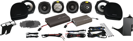 HOGTUNES 425 W Dual Amp/ 6 XL Speaker Kit - Harley Davidson G2 ULTRA 6 PACK-XL