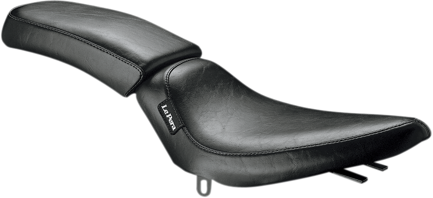 LE PERA Silhouette Solo Seat - Smooth - Black - '64-'84 DYNA & TOURING