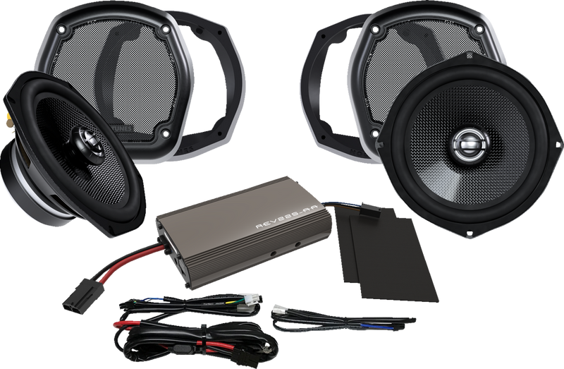 HOGTUNES Amplifier/Speaker Kit - 225 W - Lower Fairing 702-XL AMP KIT