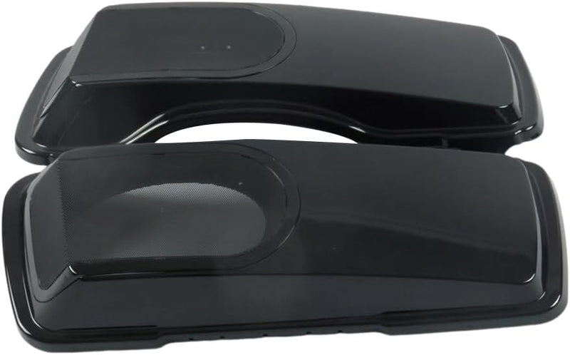 Vivid Black Hard Saddlebag 6x9 Speaker Lids for 1994-2013 Harley Touring Road King Electra Street Glide CVO Ultra Classic