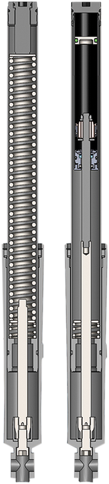 PROGRESSIVE SUSPENSION Monotube Fork Cartridge Kit - Lowering - '17-'24 SOFTAIL & TOURING