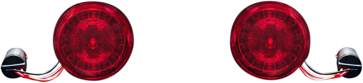 CUSTOM DYNAMICS Flat ProBeam Red 1157 Rear Led Inserts