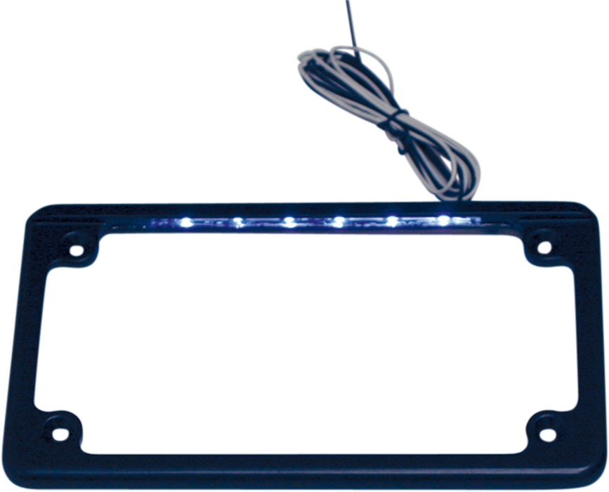 CUSTOM DYNAMICS LED License Plate Frame - Black