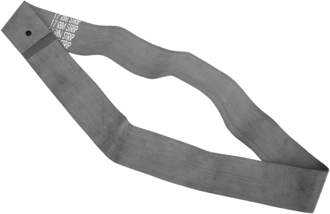 DRAG SPECIALTIES Heavy Duty Rubber Rim Strip - 17" x 2.4" - Center Valve Hole - 10 Pack