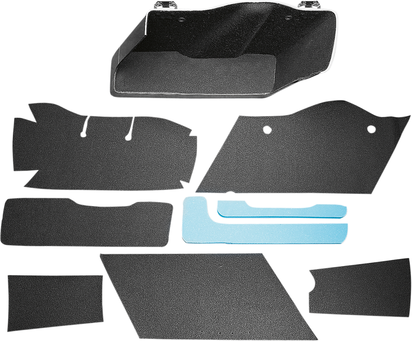 DRAG SPECIALTIES Saddlebag Lining Kit - Black - FL '93-'13
