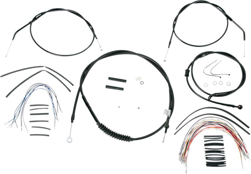 BURLY BRAND Control Kit - 12" Ape Hanger Handlebars